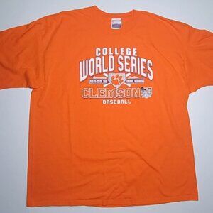 Step Ahead NCAA Clemson Tigers 2006 Mens College World Series T Shirt Size 2XL